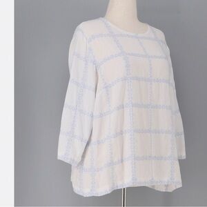 J. Jill Embroidery Tunic Top